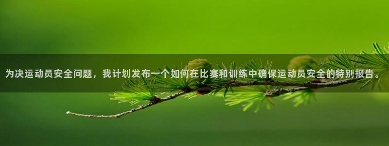 为决运动员安全问题，我计划发布一个如何在比赛和训练中确保运动员安全的特别报告。